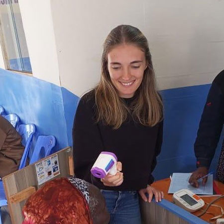 Photo of Anna in Medical Camp in Africa